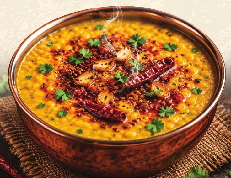 Dal tadka aux piments secs